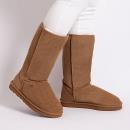 Ladies Tall Classic Sheepskin Boots Chestnut Extra Image 5 Preview